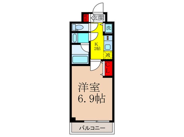 ソルテラスOSAKA　EAST　GATEの物件間取画像